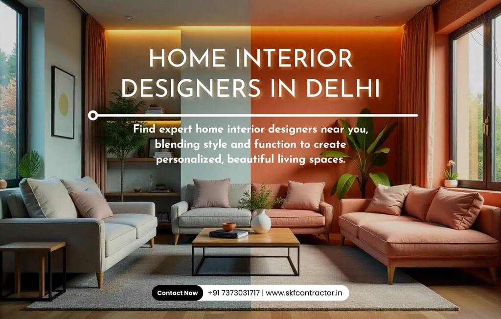 Home interior designers in delhi