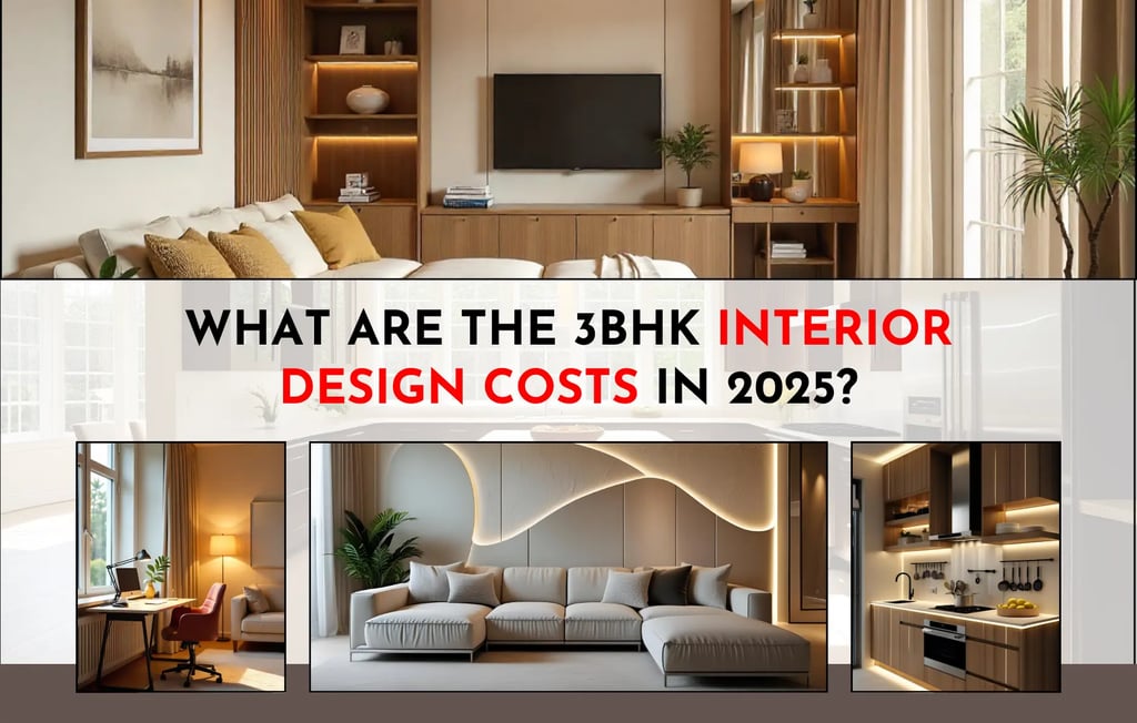 3bhk Interior Design Costs in 2025