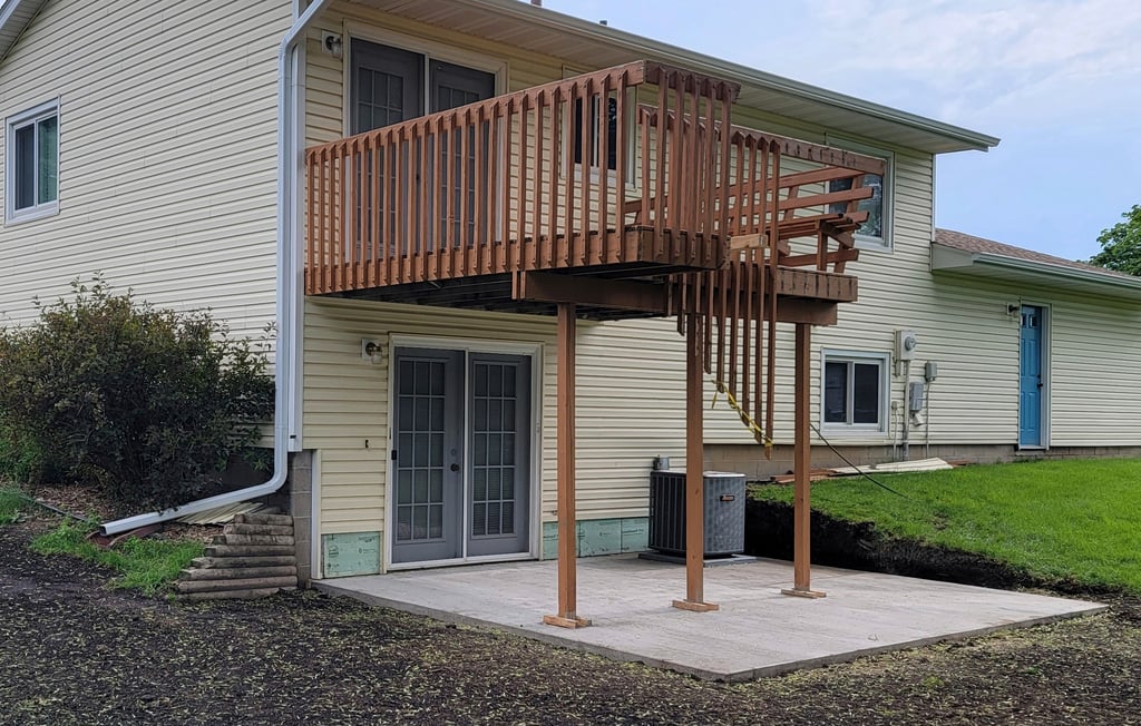 concrete patio