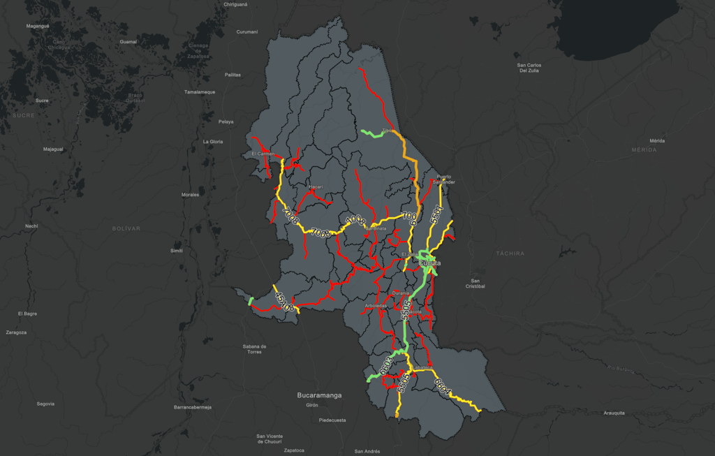 caracterización vial