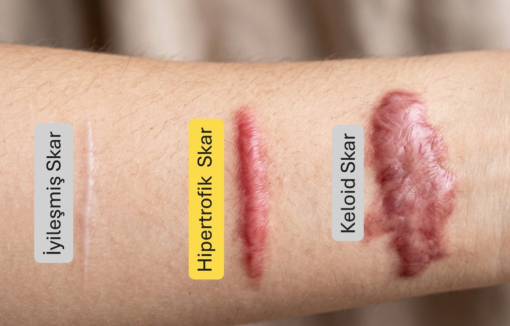 Hipertrofik yara İzi ve Keloid yara izi farkı