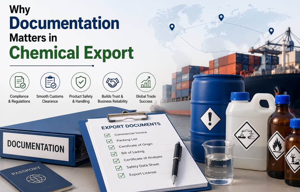 Why documentation matters in chemical export
