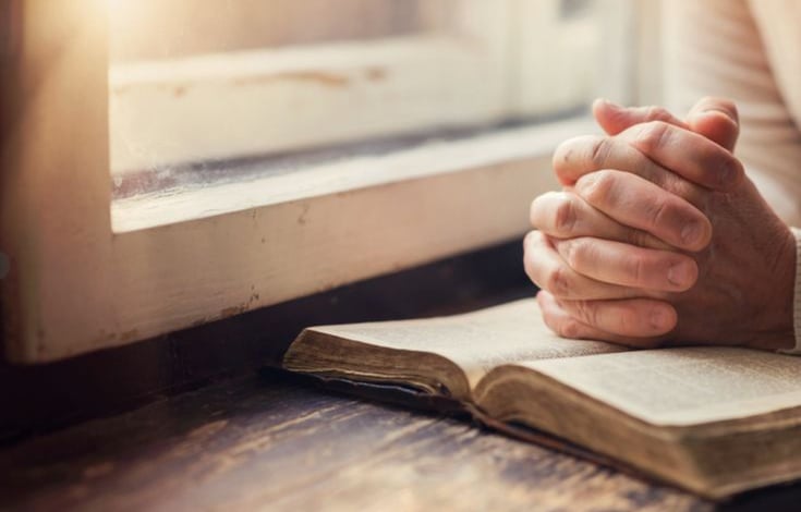pray with bible