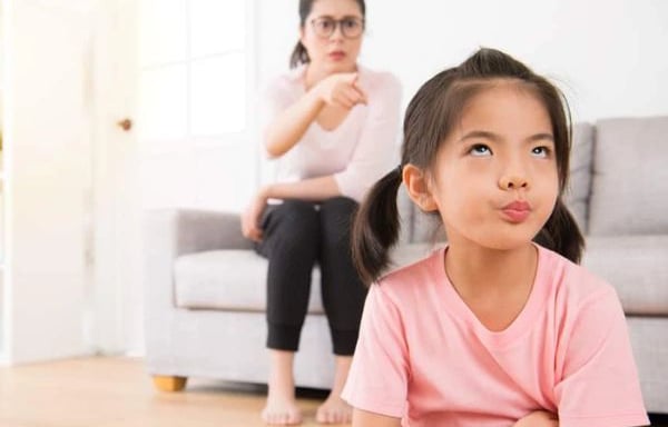 daughter misbehaves