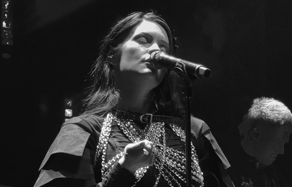 Courtney Laplante in concert. Live Review: Spiritbox Tease Tsunamy Sea in London