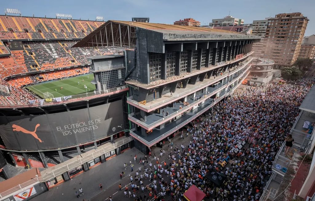 Mestalla-Stadions in Valencia