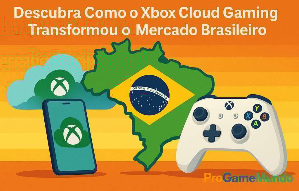 Controle com ícone de nuvem e gráfico ascendente sobre fundo Brasil, representando a consolidação 