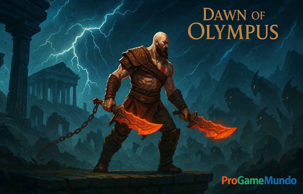 Kratos em Dawn of Olympus 