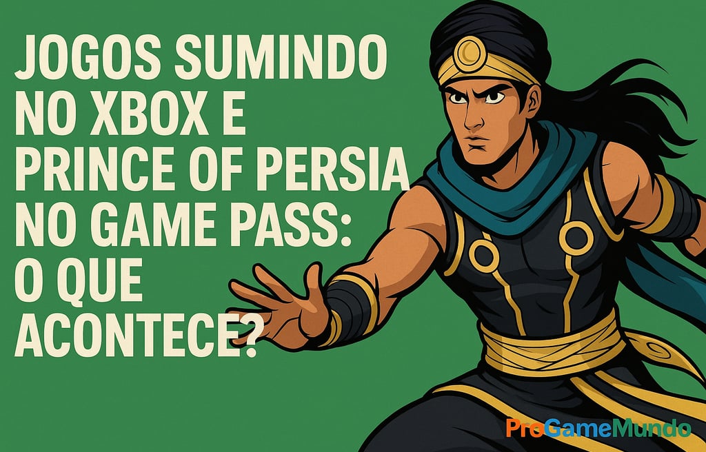 Arte do Prince of Persia em destaque com título do artigo em fundo verde.