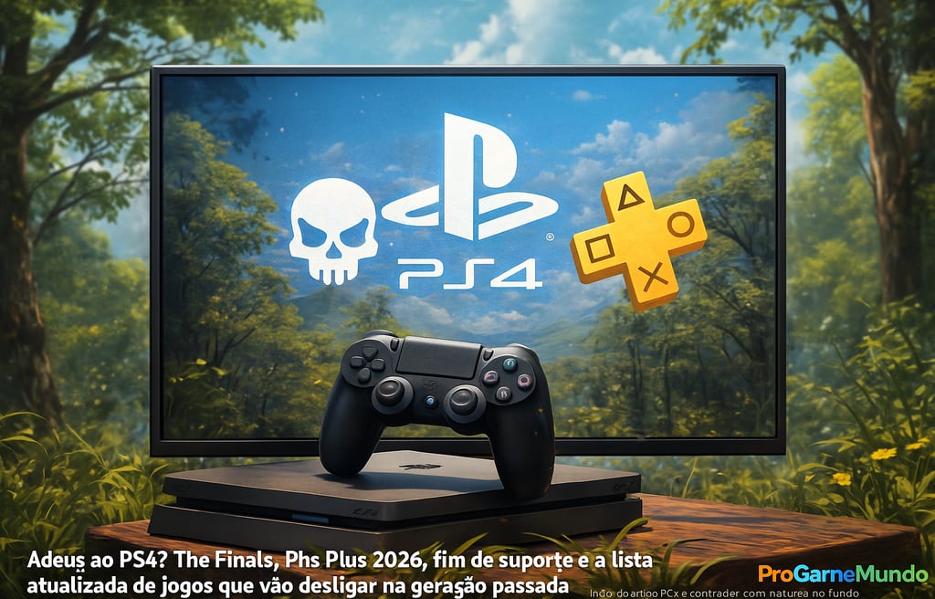 Adeus ao Ps4? The Finals, PS Plus 2026, fim de suporte