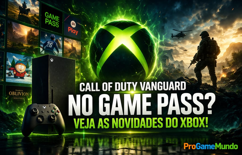 Novidades no game pass e semana agitada com jogos grátis