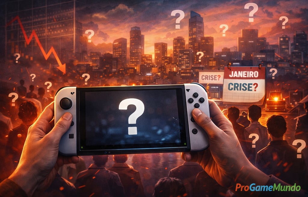 Console portátil genérico ao lado de calendário de janeiro e ícones de comentários online