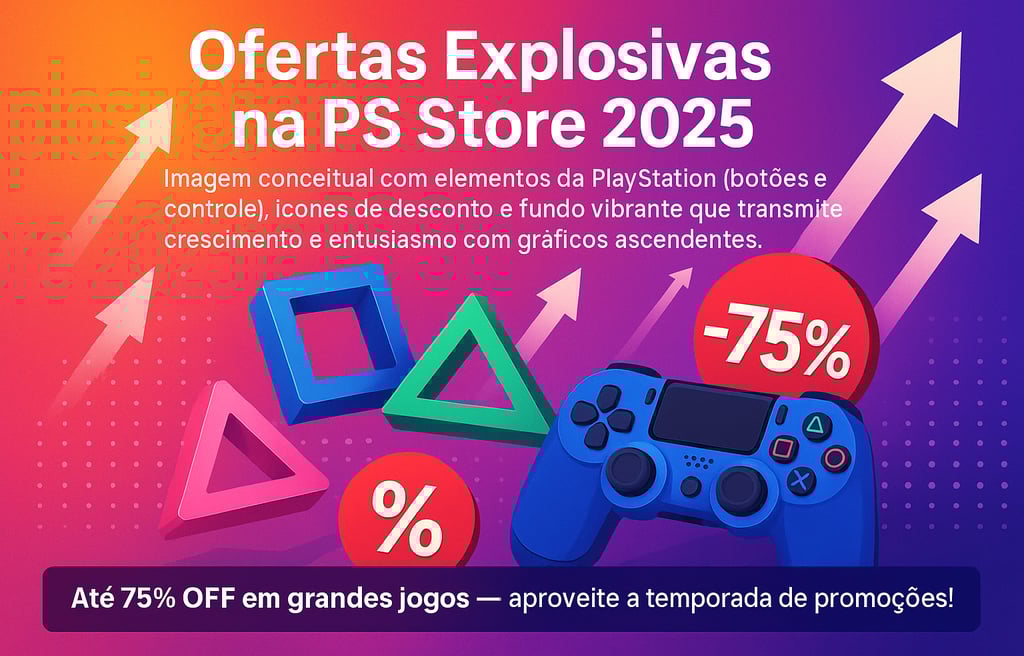 Confira os games em promoção e monte sua coleção com economia!