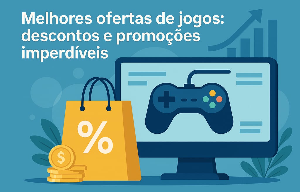 a computer monitor with a video game controller and a bag of money