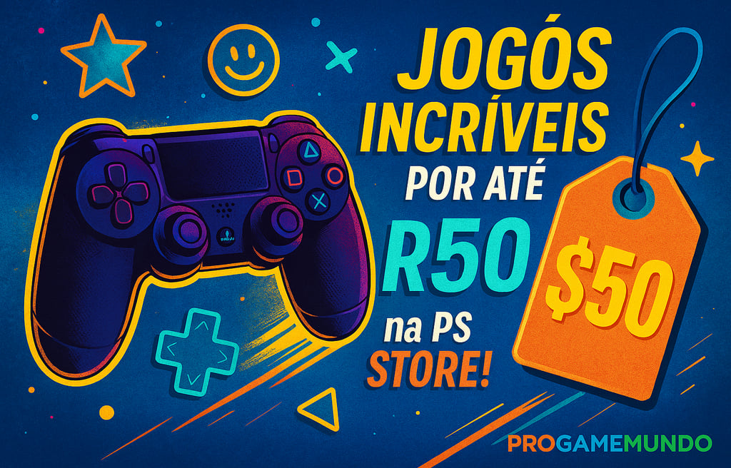 Jogos Incríveis por até R$50reais na PSStore
