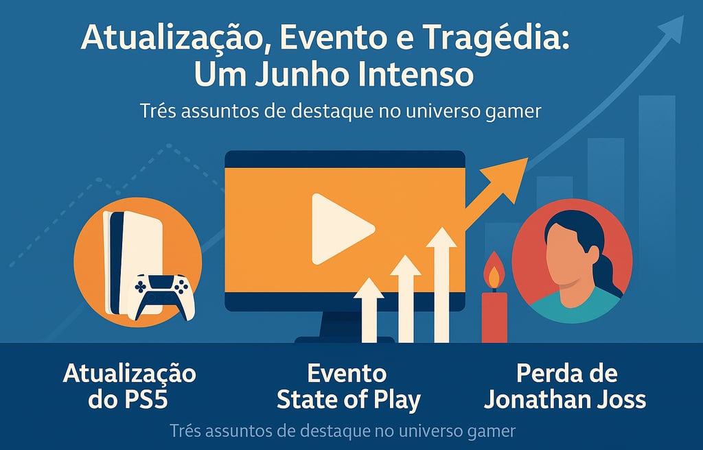 Três acontecimentos distintos, mas igualmente relevantes para o universo gamer.
