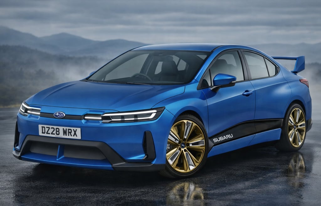 Subaru elétrico com alma do Impreza conceito esportivo da marca japonesa
