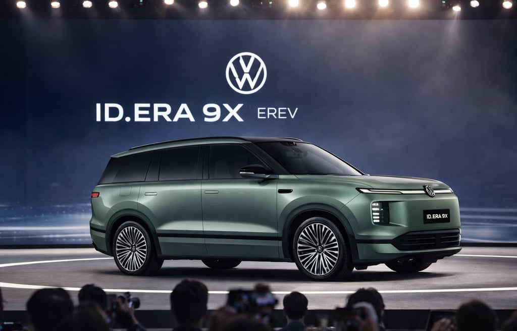 SUV Volkswagen ID ERA 9X em lançamento oficial com tecnologia EREV e autonomia estendida