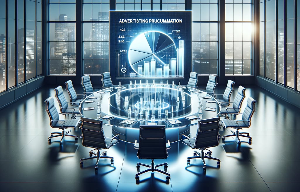 a conference room with a large table and chairs