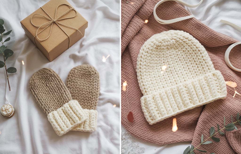 a pair of mittensknift mittensknijt mittens