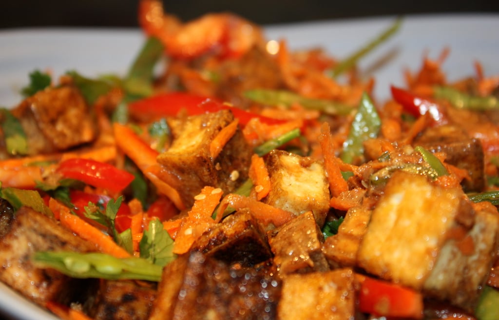 Thai tofu peanut salad