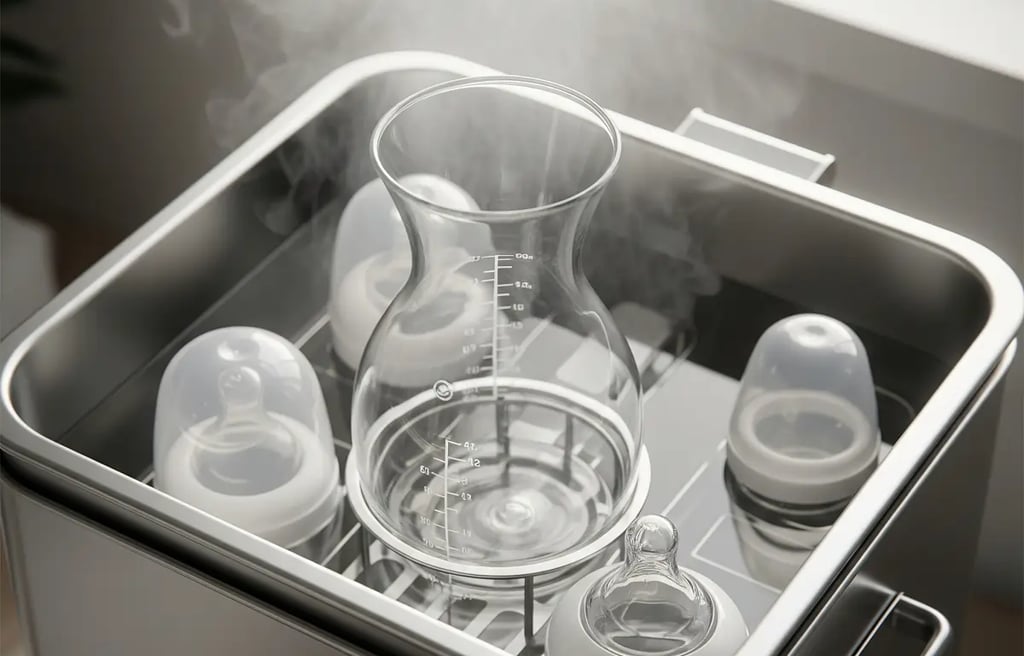 Sterilize baby bottle