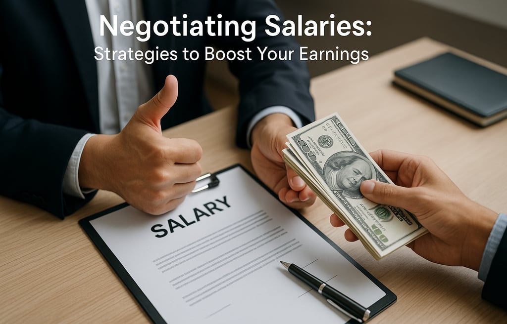 Negotiating Salaries: Strategies to Boost Your Earnings