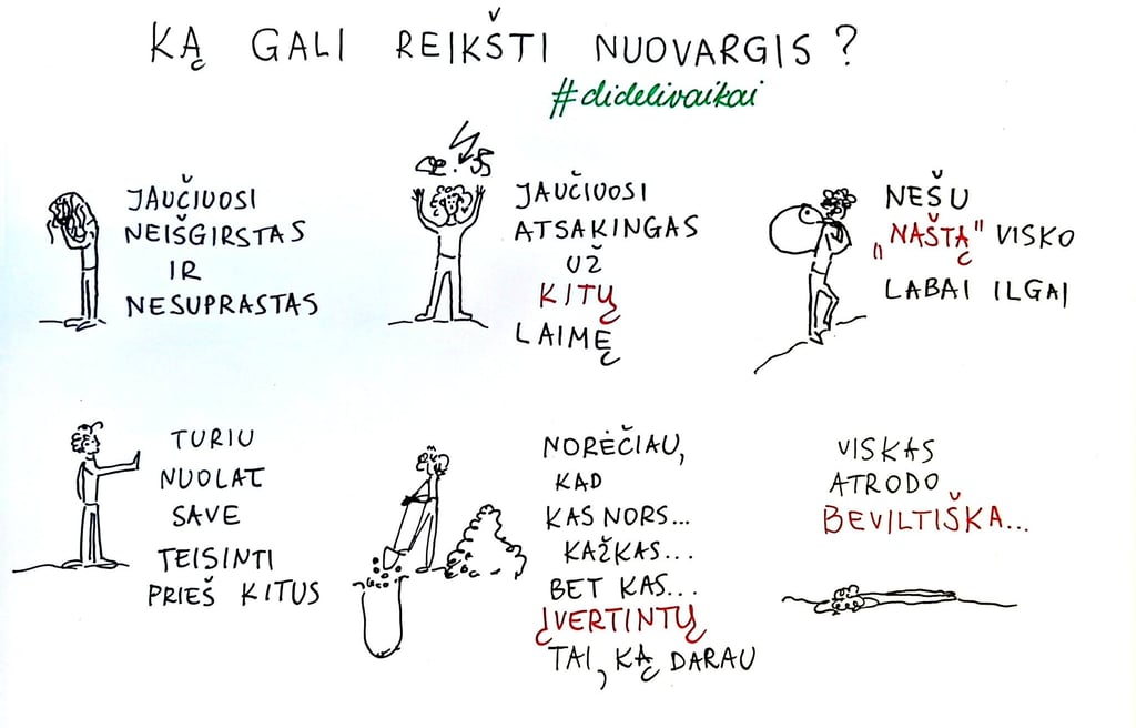 iliustracija ką gali reikšti nuovargis