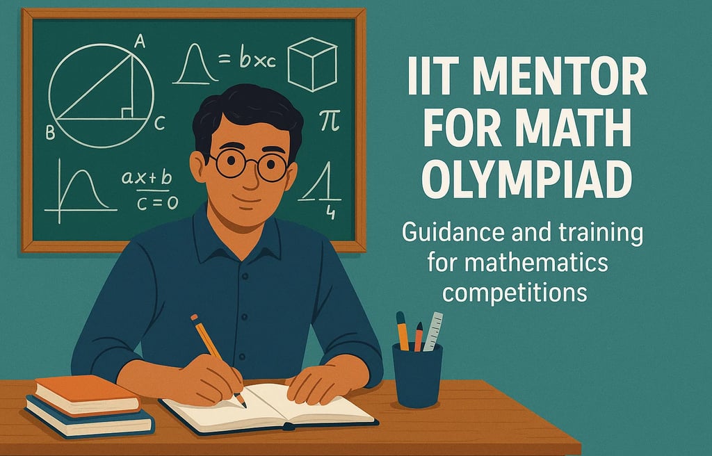 IIT mentor for math olympiad