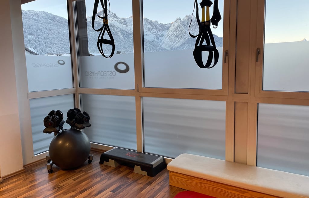 Panoramablick aus der Praxis zur Alpspitze