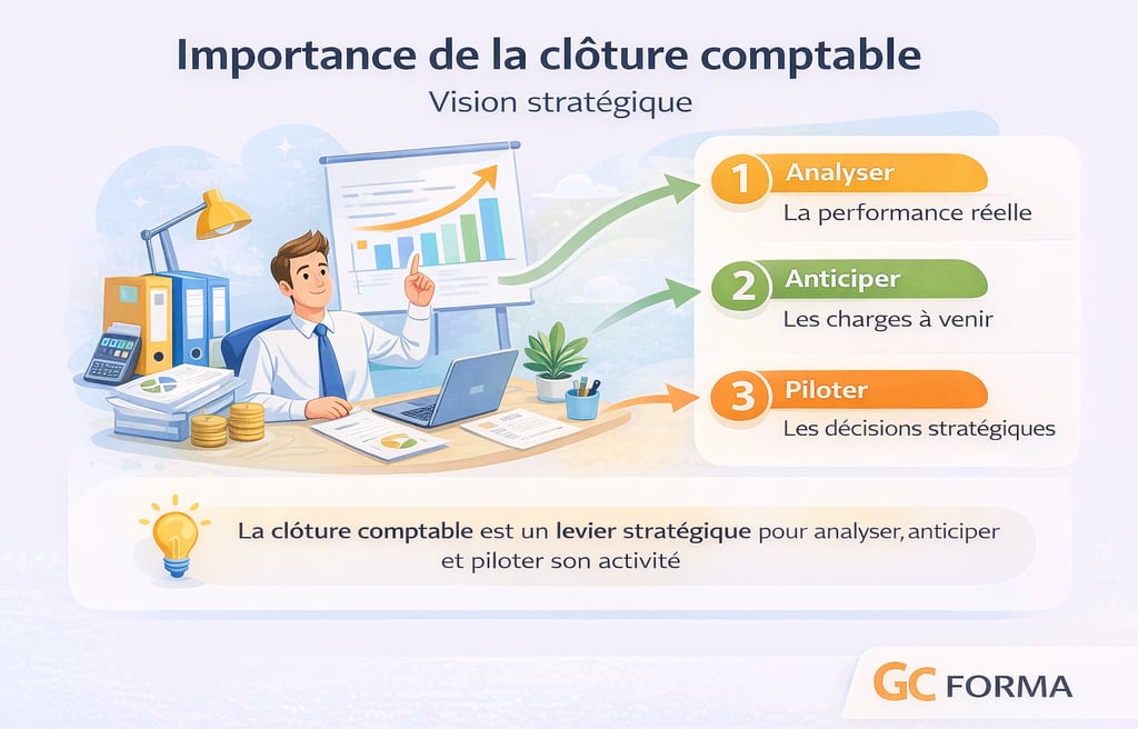 Importance stratégique de la clôture comptable pour piloter son entreprise