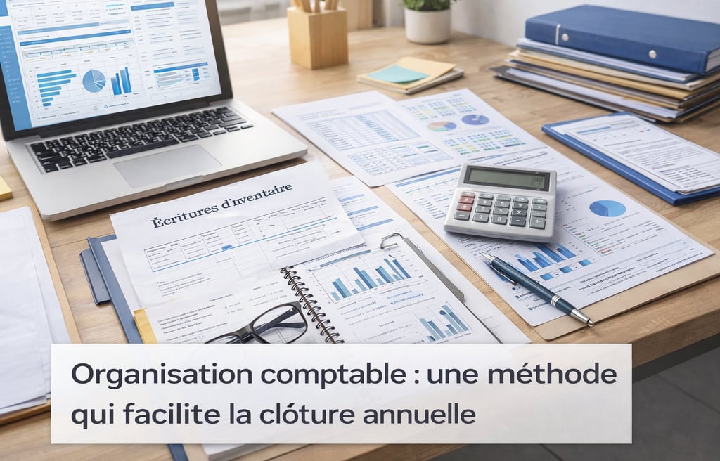 Organisation comptable facilitant la clôture annuelle