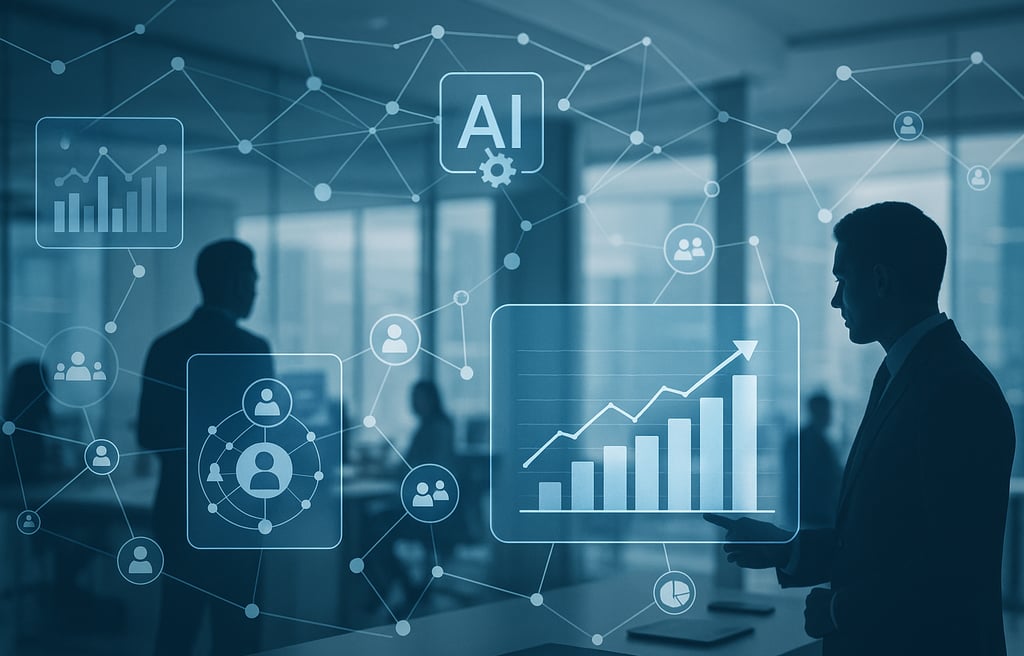 AI and automation concept – CapLeads B2B prospecting future