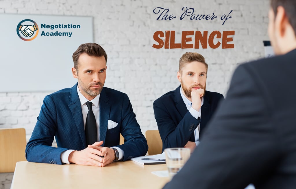 The Power of Silence in Negotiation