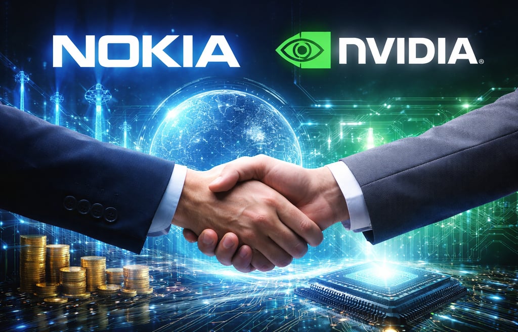 Parceria tecnológica futurista entre Nokia e Nvidia
