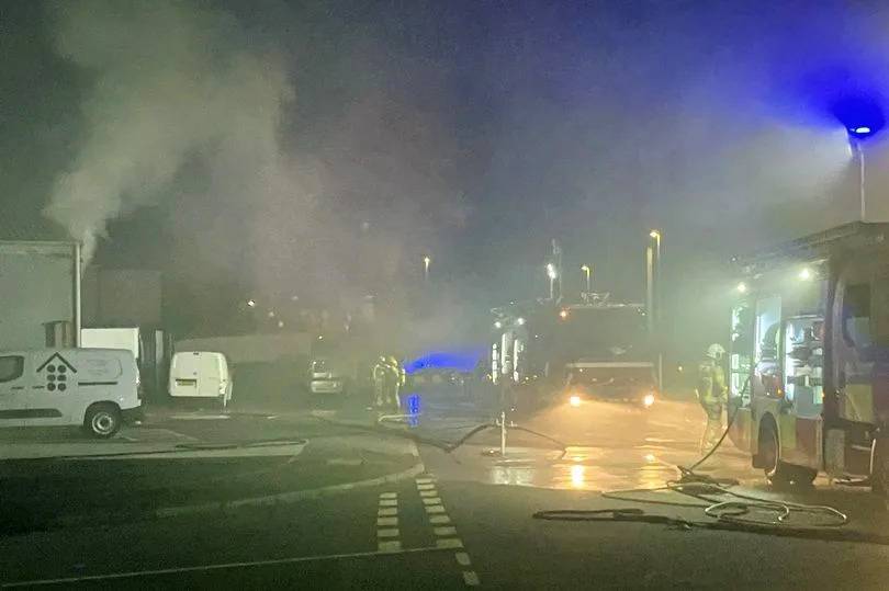 Fire at Hilltop Campers - Photo credit: David Powell