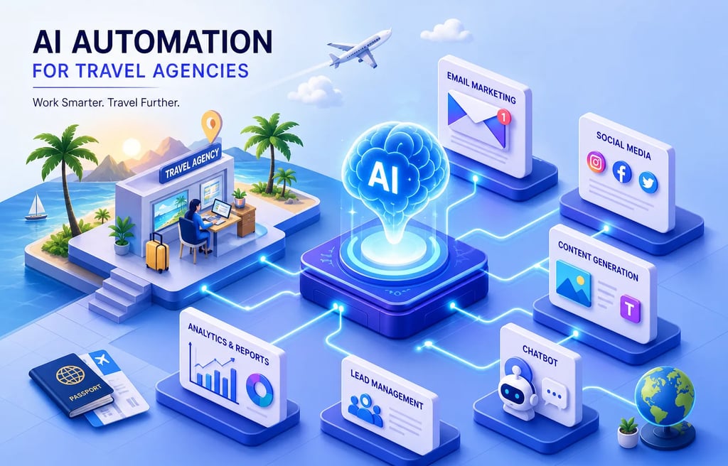 top ai software to automate marketing for independent travel agencies