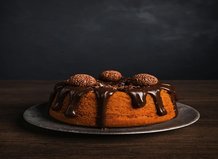 Bolo - de - Cenoura - com - Cobertura -de - Chocolate
