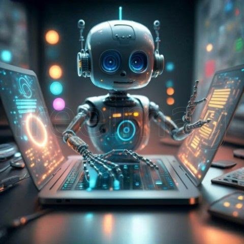 imagem ilustra a inteligência artificial usada no dia a dia como ferramenta de trabalho.