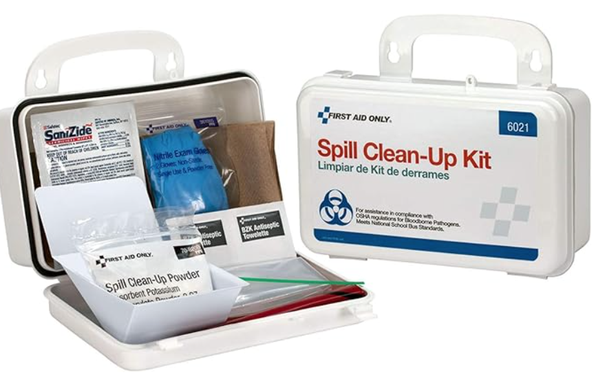 Body Fluid Clean Up Kit in Weatherproof Plastic Case
