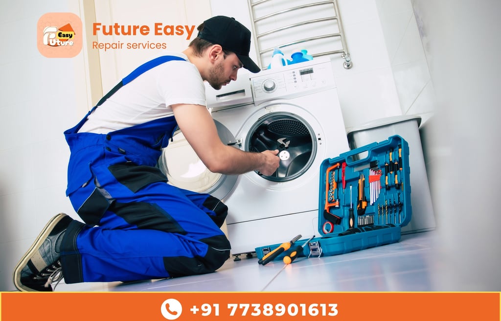 Washing machine repair by Future Easy technician