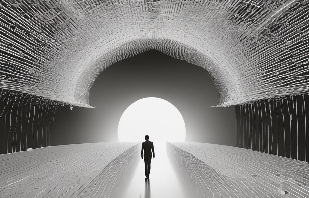 photo of white staircase