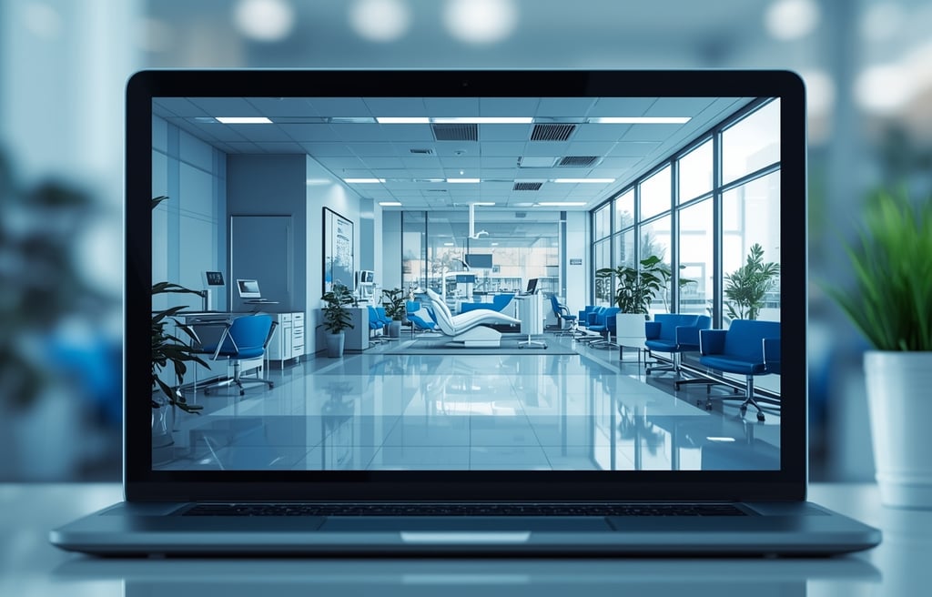 Mapa do Google exibindo clínica dentária no Porto com destaque nos primeiros resultados