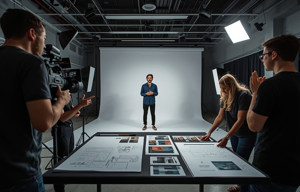 Storytelling audiovisual para marcas e artistas em produção de vídeo profissional