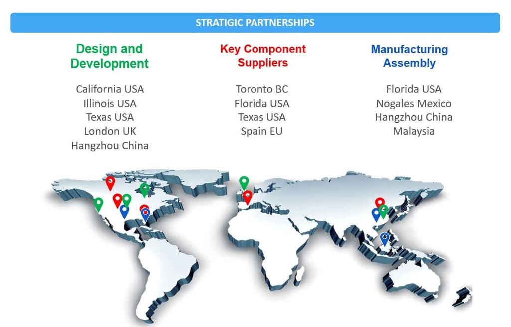 eVero Global Footprint
