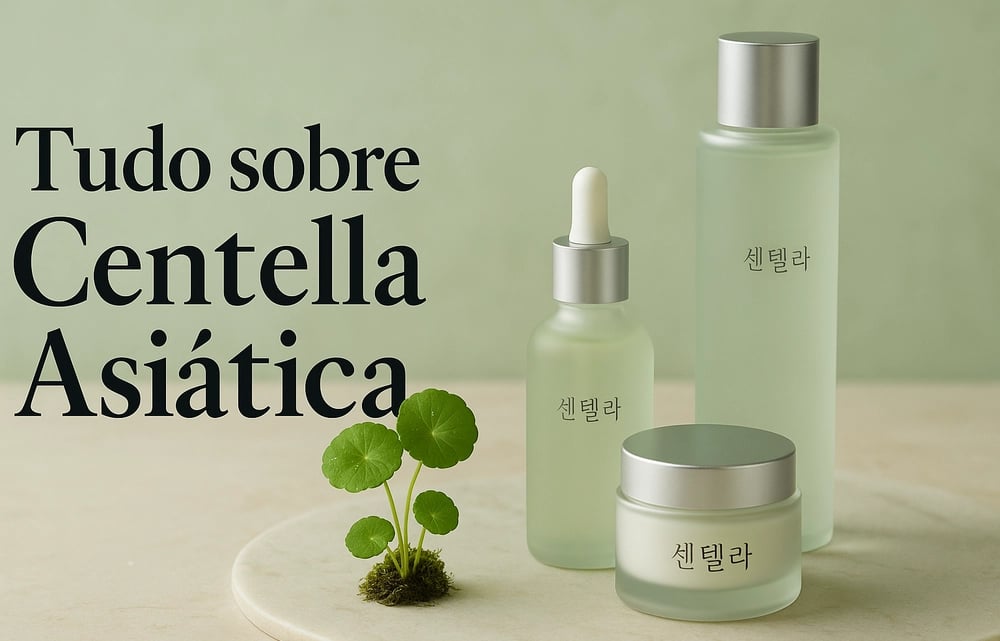 tudo sobre o ativo centella asiática em produtos de skincare coreana asiática