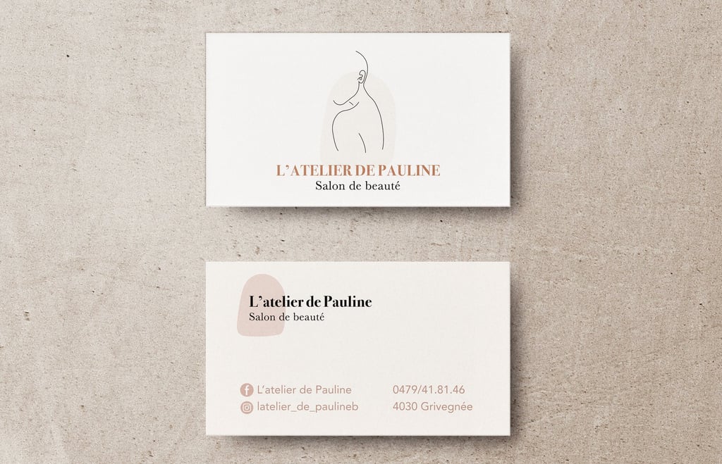 L'atelier de Pauline - cartes de visite par Soleado studio