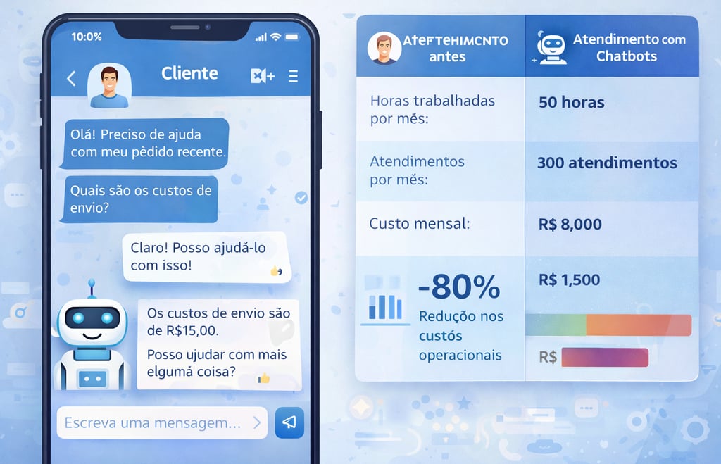 chatbots reducao custos