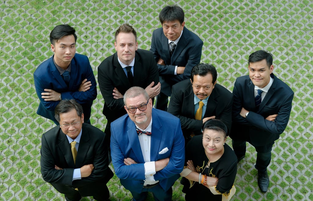 Dr. Gunter Denk with the teams of lawyers from Sanet Group