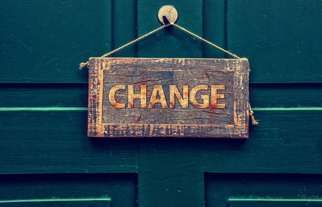 porte panneau changement